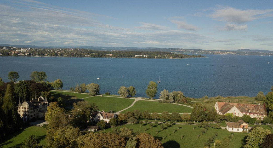 Die neue Uferlinie entfernte die alte Kornschütte vom Wasser